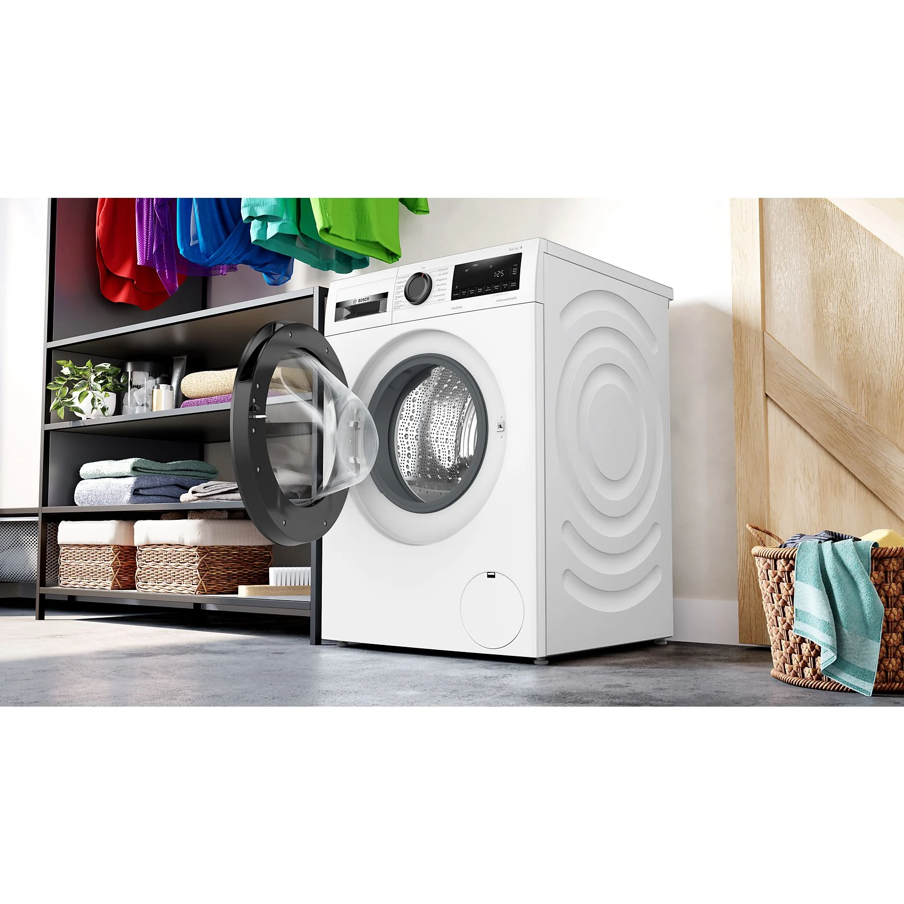 Bosch WGG244ZECO Serie 6 – 9 kg Waschmaschine, 1400 U/Min, Energieklasse A, EcoSilence Drive, ActiveWater Plus, SpeedPerfect, HygienePlus, AquaStop