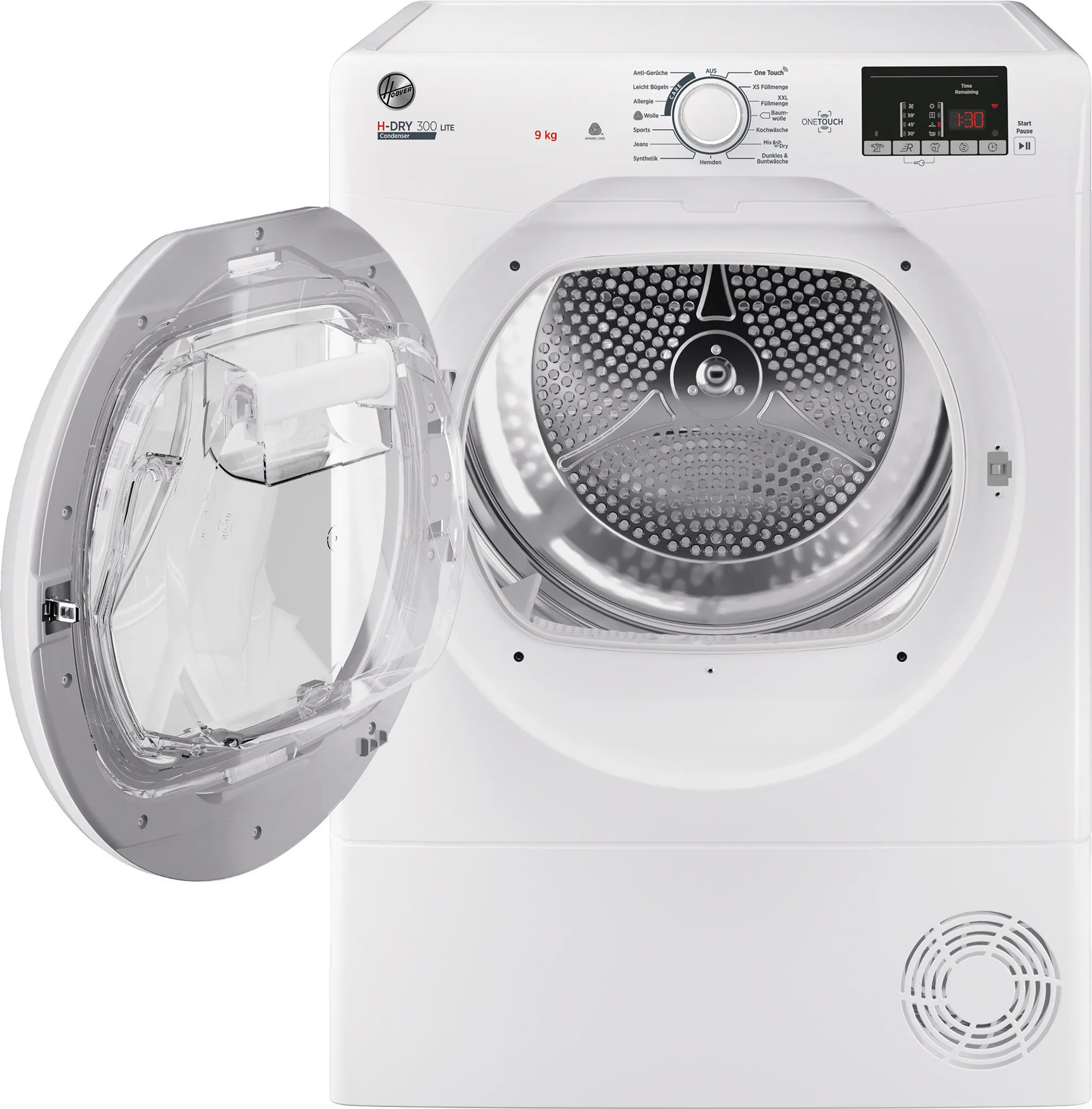 Hoover H-DRY 300 HLE H8A2DE-S Wärmepumpentrockner, mit integrierter NFC-Technologie - B-Ware Transportschaden Kosmetisch