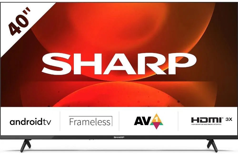 Sharp 2T-C40FHx 40 Zoll Full HD LED Android TV – Frameless Design, Active Motion 400, Dolby Digital/Plus/AC-4